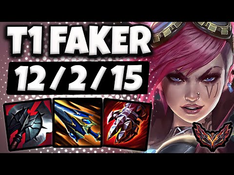 T1 Faker Vi vs Graves [ Jungle ] Korea Grandmaster Patch 14.15 ✅