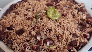 HOW TO MAKE JAMAICAN RICE PEAS | CARIBBEAN RICE & PEAS