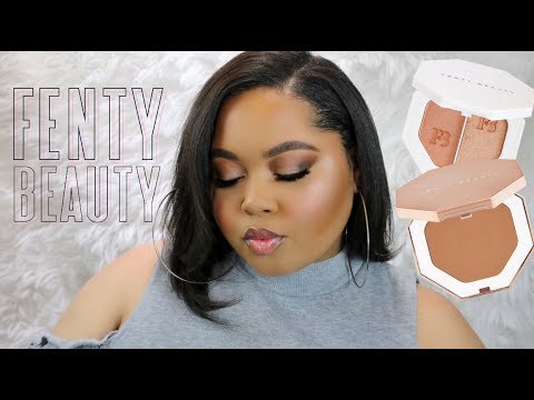 Fenty Beauty Sun Stalk'r Bronzers + Killawatt Highlighters Overview + Demo Video