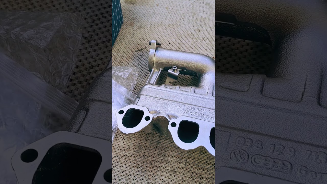 VW TDI EGR valve and intake manifold