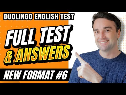 Duolingo English Test #6 Full Practice Test!