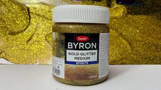 Jasart Byron Gold Glitter Medium