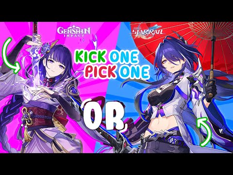 KICK ONE PICK ONE | Genshin Impact VS Honkai: Star Rail