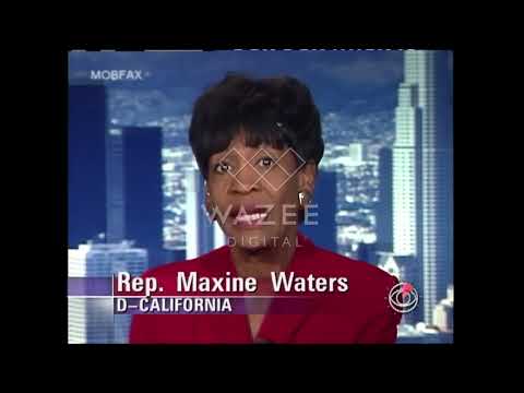 CIA Contra Drug Scandal  Gary Webb & Maxine Waters 1996