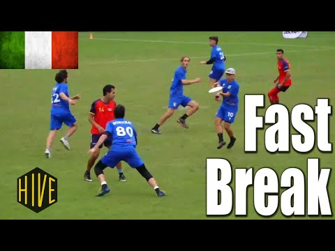 Italy U24's Counter-Attack vs Colombia