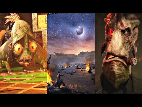 Oddworld Soulstorm - All Endings (Best/Bad/Good/Worst)