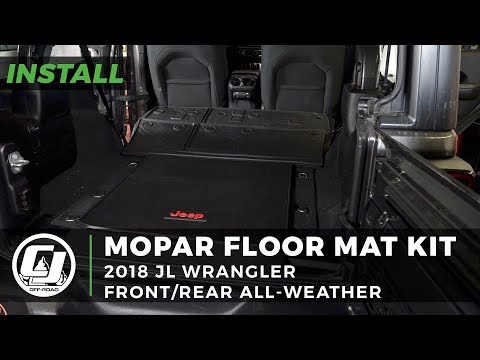 2018 Jeep Wrangler JL Install: Mopar Rear All-Weather Floor Mat Kit