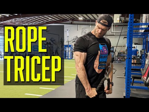 How to Perform Cable Rope Pushdown | Triceps Exercise Tutorial