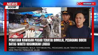 Penataan Pasar Teratai Dimulai, PKL Pindah ke Lokasi Baru