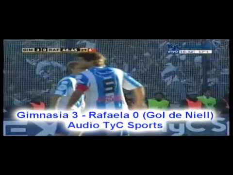 HD - Gol de Niell (Gimnasia 3 - Rafaela 0)