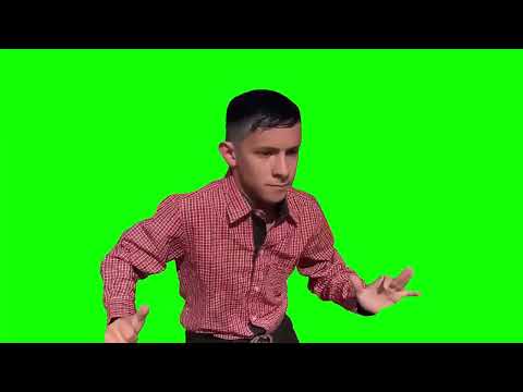 Mexican Man dancing to El Sonidito meme - Green Screen