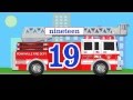 Number Counting Fire Truck Firetrucks Count 1 To 20 Video For Kids