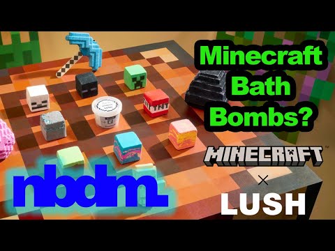 Unboxing the FULL Minecraft x Lush Collection!