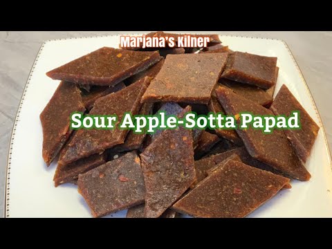 Tenga sotta | Apple Papad Sour |Sotto recipe