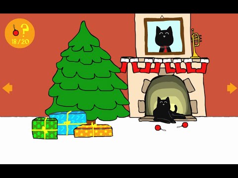 Let's play: Christmas Cat - Game Walkthrough (Bart Bonte) - YouTube