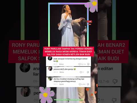 RONY TAMPAK TAK PERNAH BENAR2 MEMELUK RAISA #rony #raisa #shorts