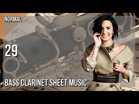 Bass Clarinet Sheet Music: How to play 29 by Demi Lovato