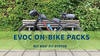 Product test - Bikepacking bags from EVOC with BOA® FIT SYSTEM