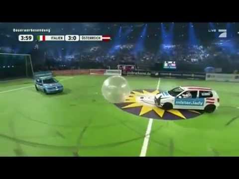 Autoball EM 2012 - Gruppe A :  Italien vs. Österreich - Alle Tore