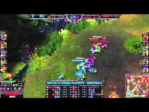 RG Beansu Amazing Reaction Time - EUCS Spring Playoffs - League of Legends