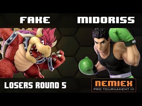 [2/2] NPT3 - Fake (Bowser) VS Midoriss (Little Mac) - Losers Top 12
