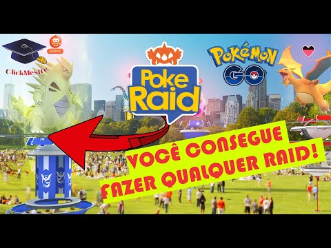 Como fazer Raid Pokémon go Sozinho -  Sem Fly Poké Raid  como usar e conseguir amigos