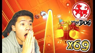 OPENING 69 YEAR OF THE DOG LOOT BOXES! + ALL NEW SKINS UNLOCKED! | Overwatch Lunar Event w/ Wouglas