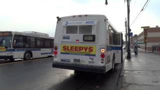 preview picture of video 'MTA New York City Bus: Orion 05.501 #6002 Bx30 @ E. Gun Hill & Boston Roads!'