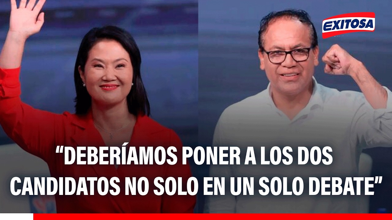 🔴🔵 Un debate presidencial será insuficiente y haría falta una de iniciativa privada, según experto