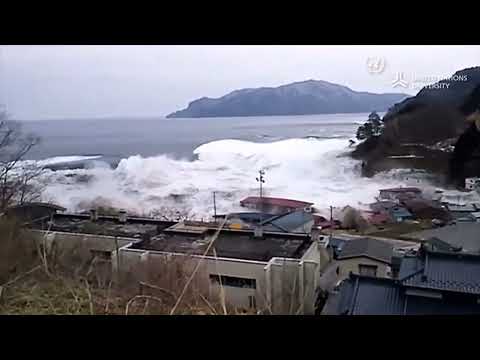 Tsunami Hits Omoe Peninsula, Miyako City 3.11 [Extended/Fixed]