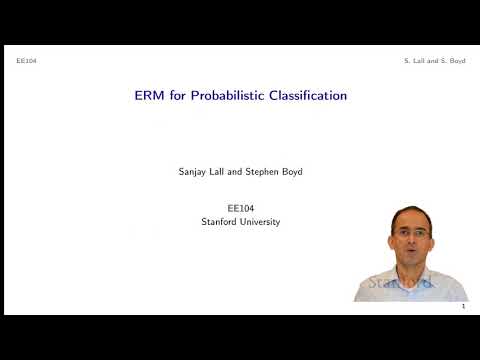 Stanford EE104 Introduction to Machine Learning | 2020 | Lecture 1 course information