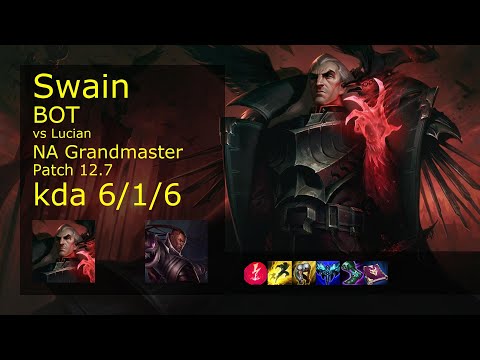 Rank 2 NA Swain Bot: Swain vs Lucian