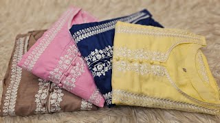 অপরূপ embroidery + soft fabric এর স্টাইলিশ রেডিমেট dress 💃 যা আপনার স্টাইলকে elevate করবে 💎