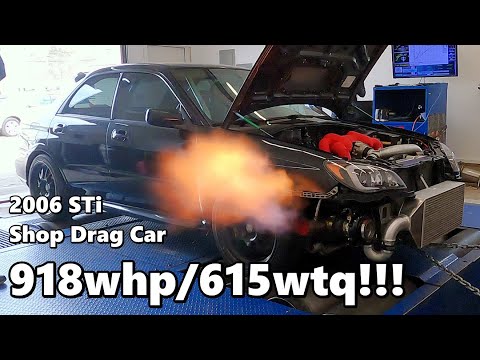 2006 Subaru STi | Our 1000hp Shop Drag Car | Full Build, Startup and Dyno Video