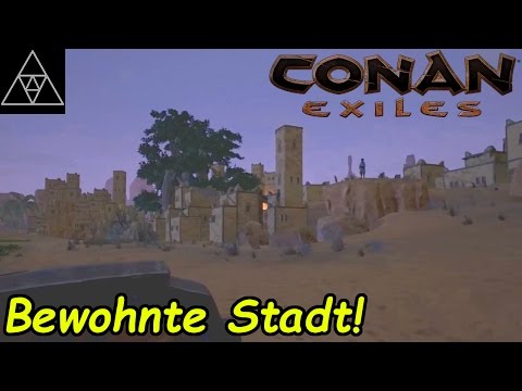 Conan Exiles #18 ► Riesige bewohnte Stadt! Überall Kobras! Koch rekrutieren!