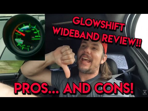 GlowShift Wideband Gauge Review!  What I Like, What I Don't!