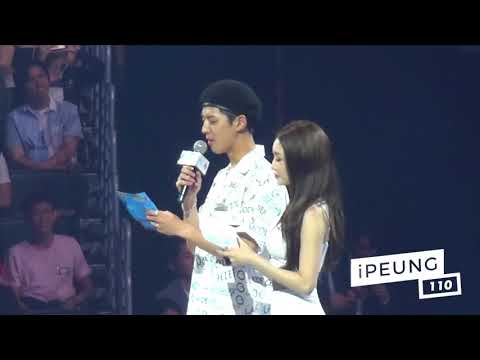 [KCON2018LA] 180812 #CHUNGHA #청하 #Hongseok #Pentagon MC by IPEUNG110