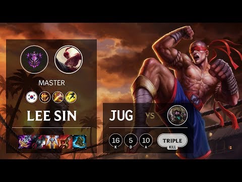 Lee Sin Jungle vs Dr. Mundo - KR Master Patch 10.4