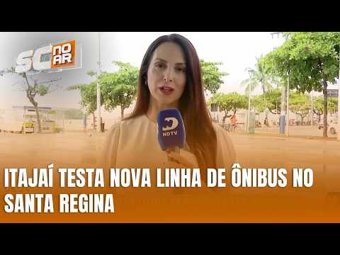 Itajaí testa nova linha de ônibus para atender bairro Santa Regina