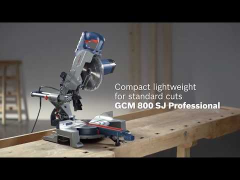 Bosch Stacionarus diskinis pjūklas GCM 800 SJ video