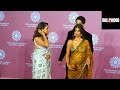 Suhana Khan Falunts Her Figure In Golden Sareee With Wear Only Bra Looks So Bold And Hot