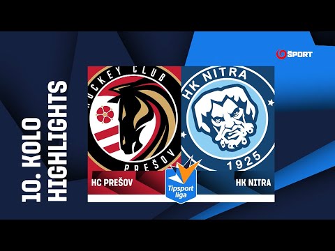 10. kolo: HC Prešov - HK Nitra 0:4 (0:2, 0:0, 0:2)