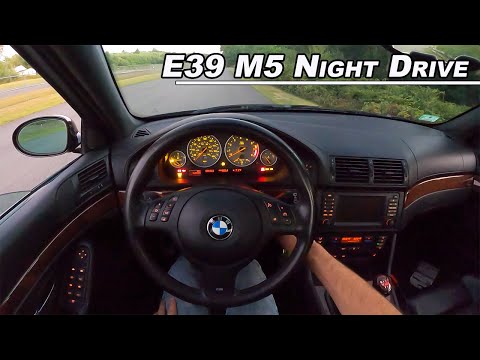 BMW E39 M5 Sunset Drive Therapy (POV Binaural Audio)