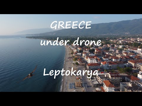 Leptokarya, Pieria Greece with DJI Mini2 @4K (GREECE under drone)(034) #travelgreece #mini2