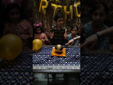 Kshitij Bhai Ka Birthday | Home made Chocolate Pinata Cake | Shorts#