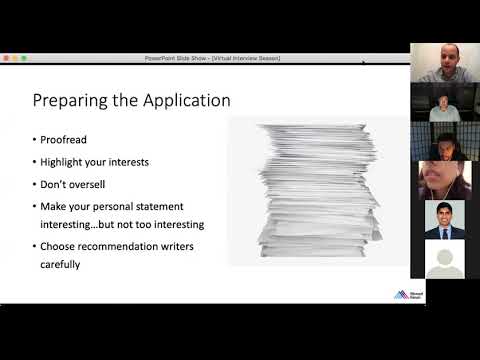 Medical Student Lecture Series - Navigating a Virtual Interview Season