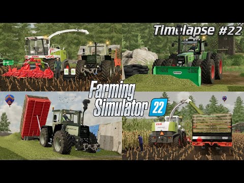 Harvesting CORN SILAGE with old CLAAS JAGUAR 830 and @TheCamPeRYT! 🌽😎🚜💨 | [FS22] - Timelapse #22