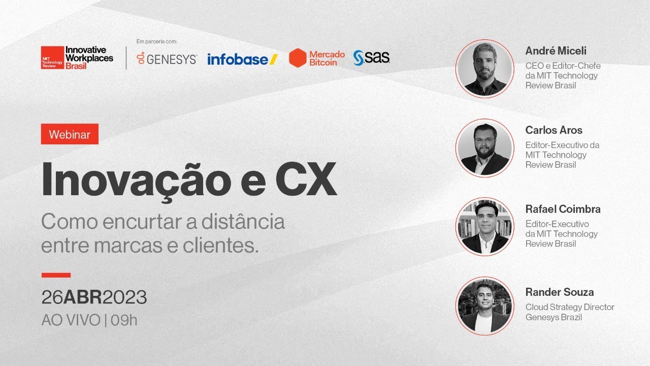 [Webinar] Inovação e CX