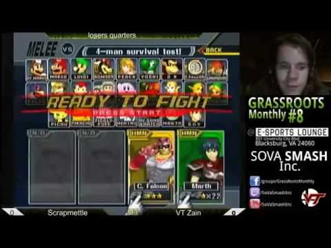 Scrapmettle (Captain Falcon) vs Zain (Marth) LS