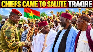 African Chiefs Came Out In Numbers To Salute IBRAHIM TRAORÉ